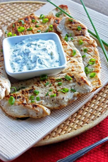 Grilled Sour Cream and Onion Chicken