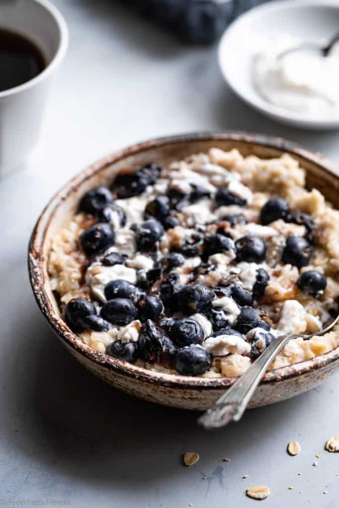 Blueberry Cheesecake Oatmeal | Cook These Healthy Oatmeal Recipes! And Be A Better Version of You!