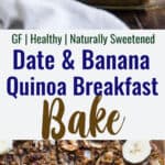 quinoa breakfast bake collage photo