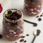 Chocolate Coconut Raspberry Mousse Parfaits {Butter free + Gluten Free} - Food Faith Fitness