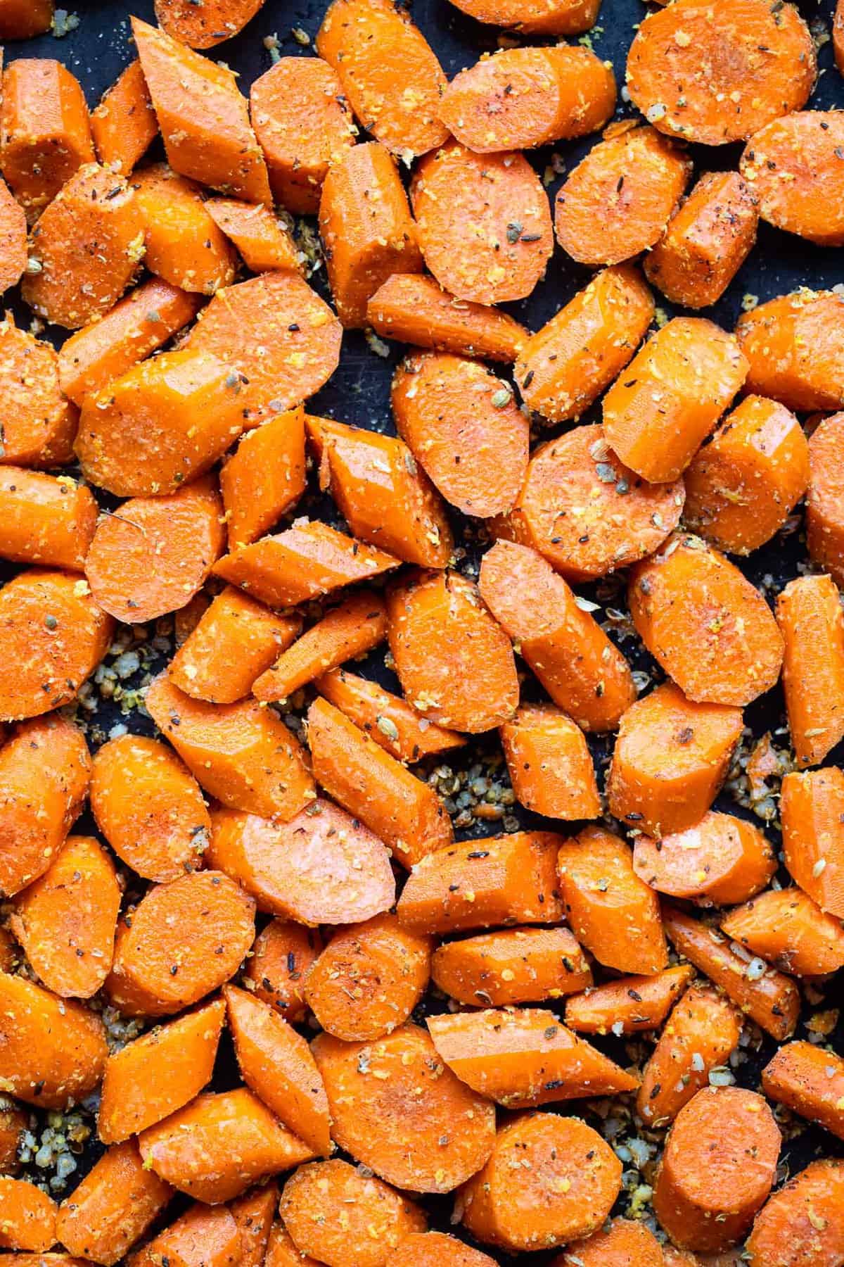 making cumin roasted carrots