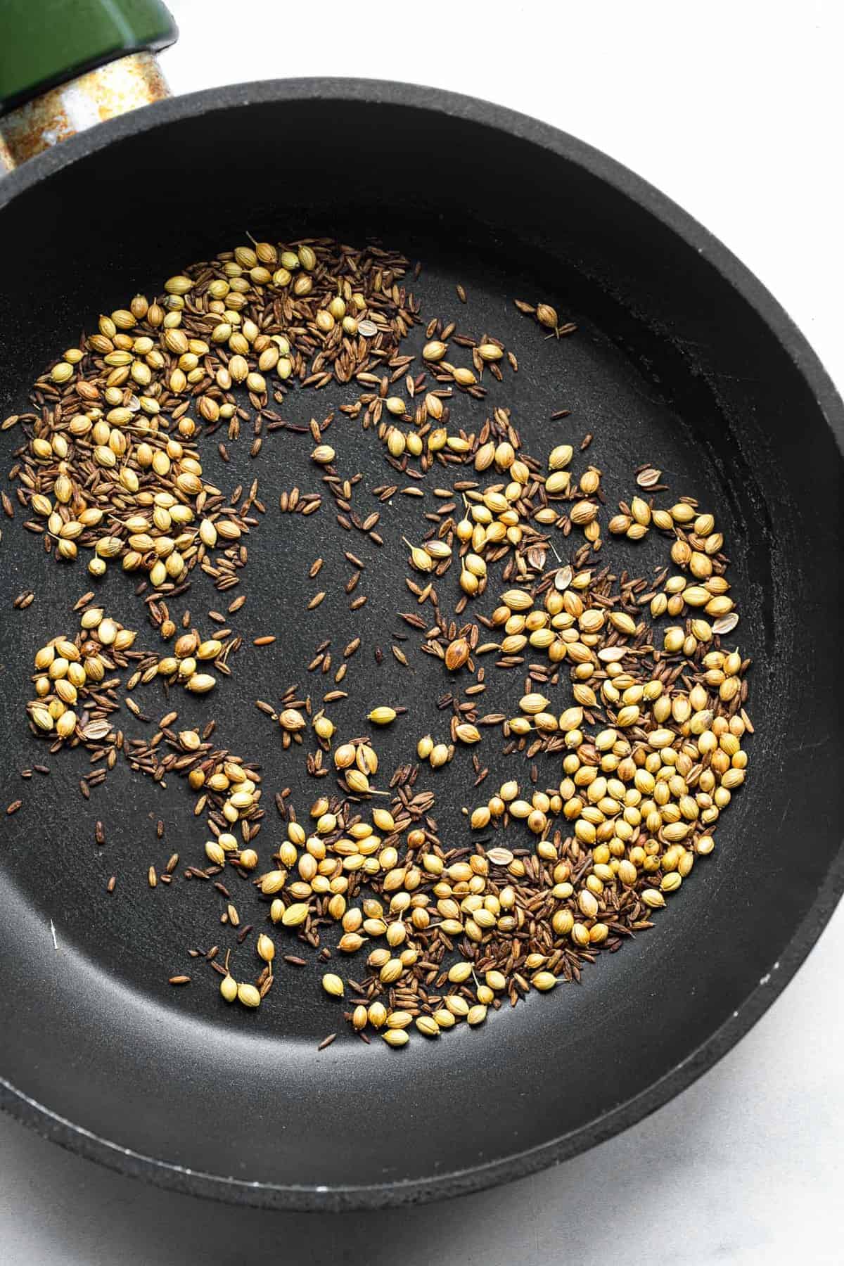Toasted cumin to make Indian Carrots