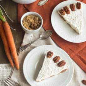 Skinny Frozen Carrot Cake Cheesecake - Food Faith Fitness