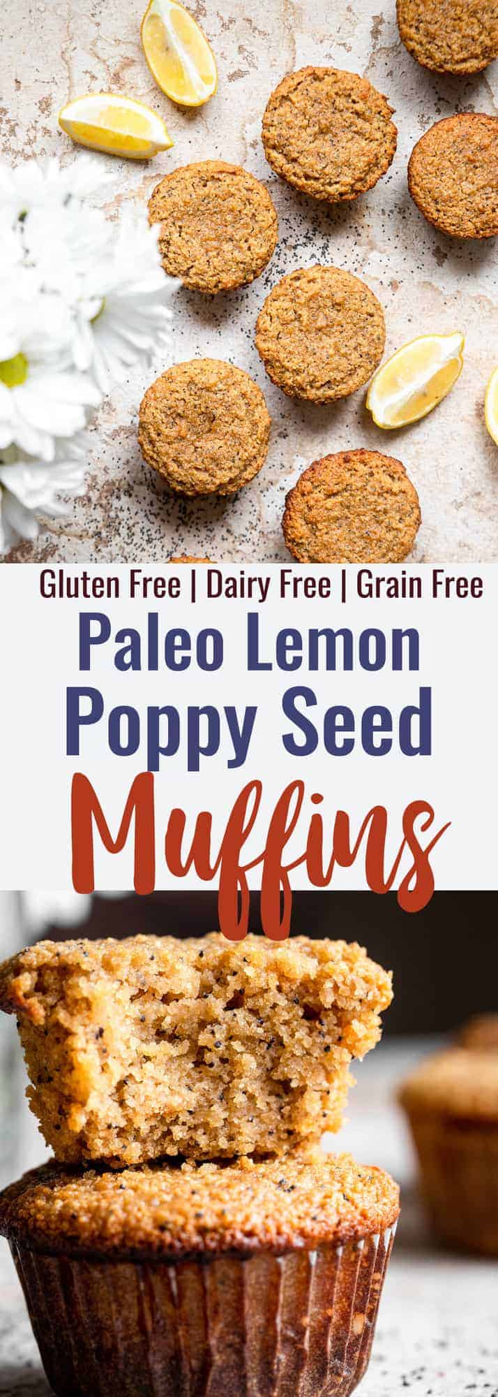 Paleo Lemon Poppy Seed Muffins