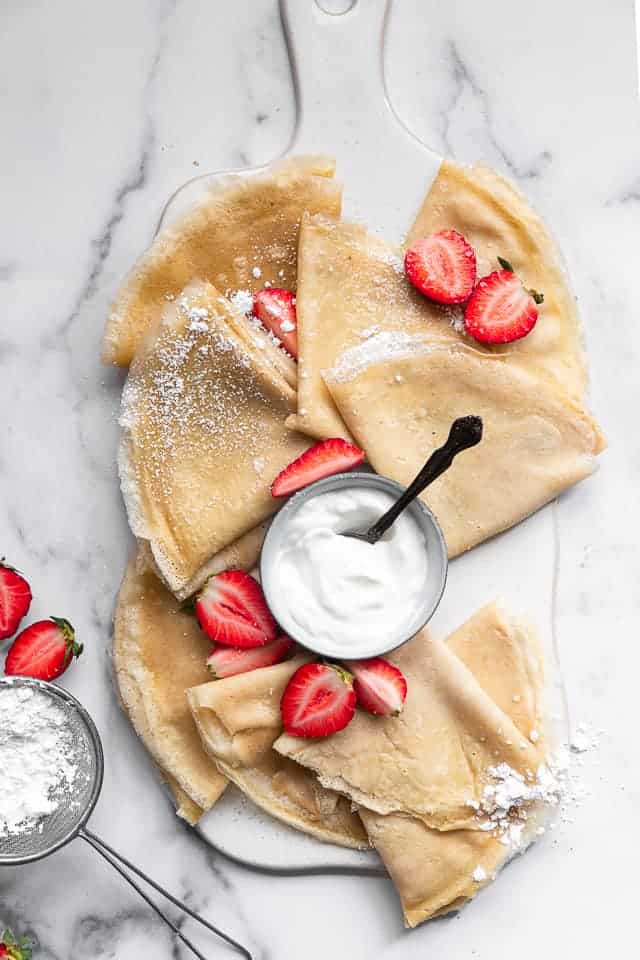 Healthy Whole Wheat Crepes Recipe