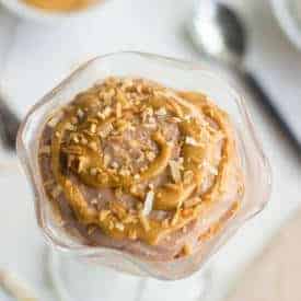 Healthy Almond Joy "Cheesecake"