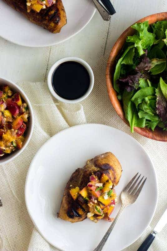 Fruit Salsa with Grilled Chicken Recipe - Food Faith Fitness