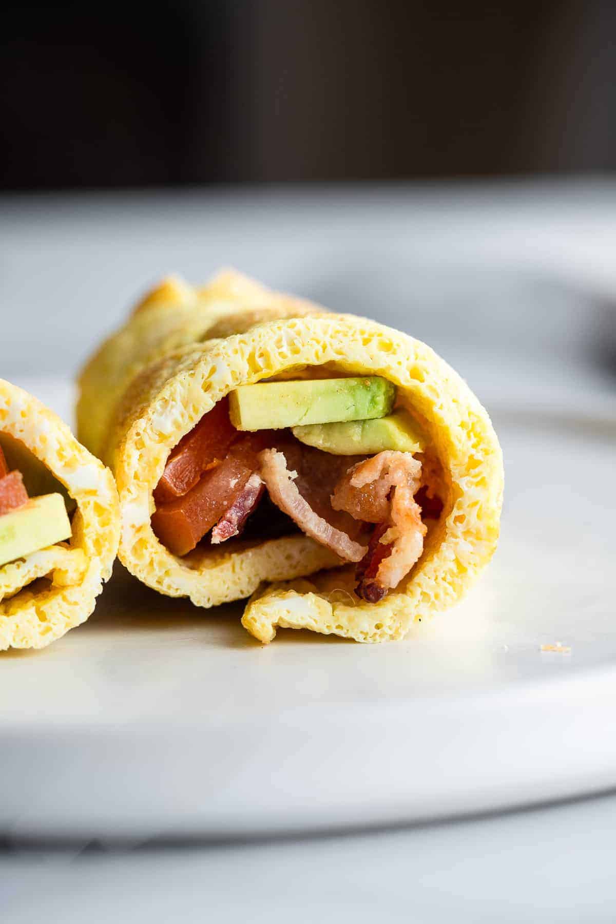 Keto Low Carb Egg Wraps for Breakfast - Food Faith Fitness