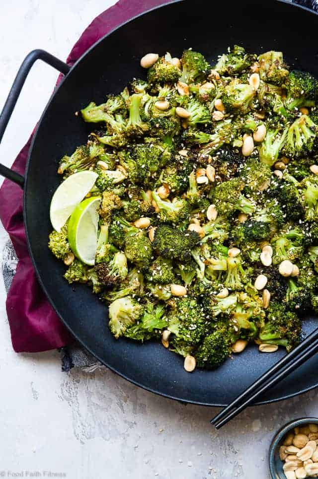 Air Fryer Roasted Asian Broccoli  Food Faith Fitness