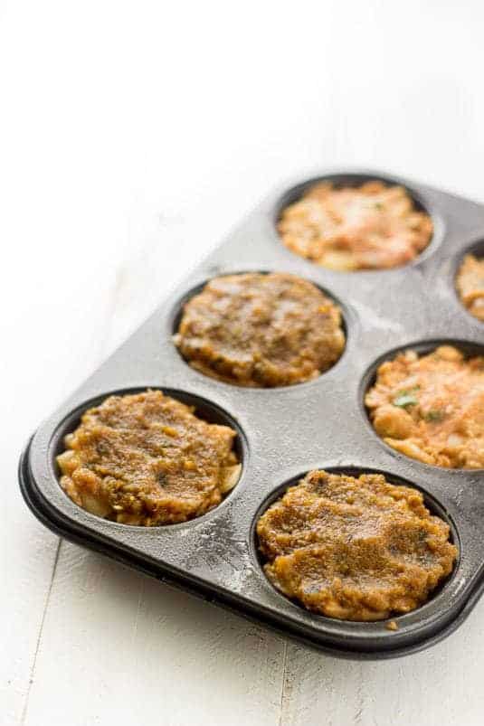 Mini BBQ Pineapple Turkey Meatloaves - Smokey, sweet and a little bit spicey, these are sure to be a hit at your dinner table! | Foodfaithfitness.com | #meatloaf #glutenfree #recipe