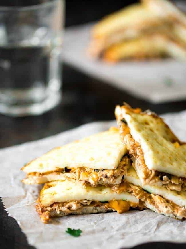 Healthy BBQ Chicken Quesadillas  Food Faith Fitness