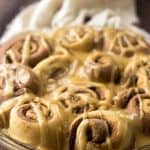 Skinny Chocolate Peanut Butter Swirled Cinnamon Buns - These cinnamon buns are whole wheat and made with Greek yogurt to keep them so light and fluffy! You would never know that they are skinny! You're gonna LOVE them! | Foodfaithfitness.com | #Recipe