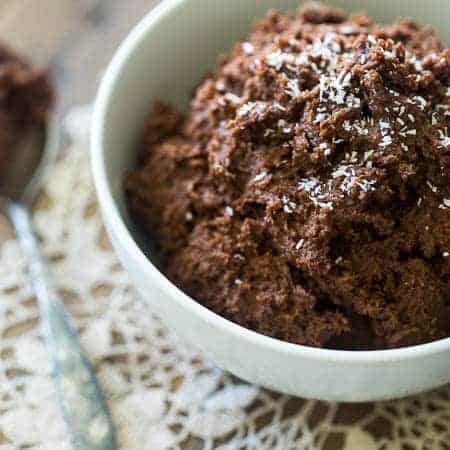 Whipped Chocolate Coconut Homemade Almond Butter - Seriously, whipped?! YOU NEED THIS! So easy, and paleo-friendly too! | Foodfaithfitness.com | @FoodFaithFit