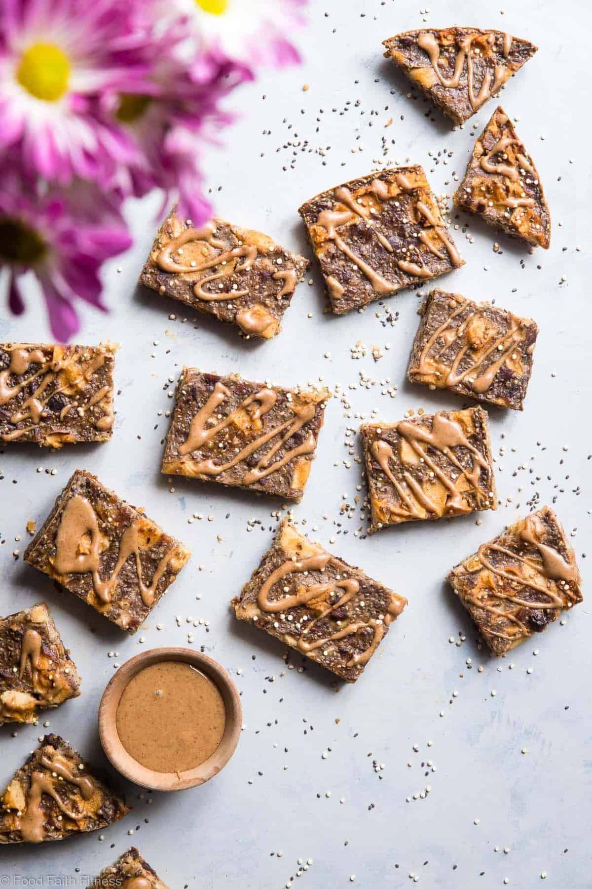 Healthy Quinoa Breakfast Bars in the Slow Cooker - The slow cooker basically makes these homemade energy bars for you! Gluten and dairy free and loaded with fiber to keep you full! Great for snacks too! | #Foodfaithfitness |