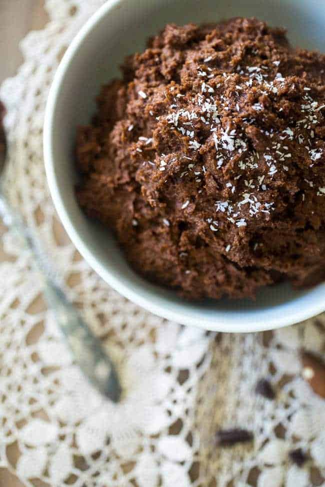Whipped Chocolate Coconut Homemade Almond Butter - Seriously, whipped?! YOU NEED THIS! So easy, and paleo-friendly too! | Foodfaithfitness.com | @FoodFaithFit