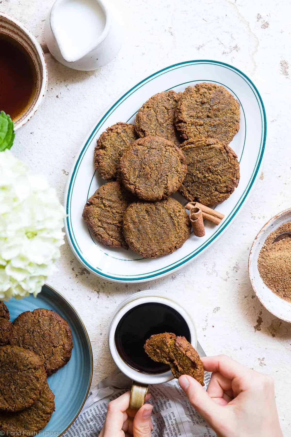 Hidden Veggie Paleo Breakfast Cookies - These Paleo Breakfast Cookies are made in the food processor for a quick, easy and healthy breakfast!  Gluten/grain/dairy/egg free, vegan friendly and DELICIOUS! Even picky kiddos won't taste the hidden veggies! | #Foodfaithfitness | #Glutenfree #Paleo #Vegan #Dairyfree #EggFree