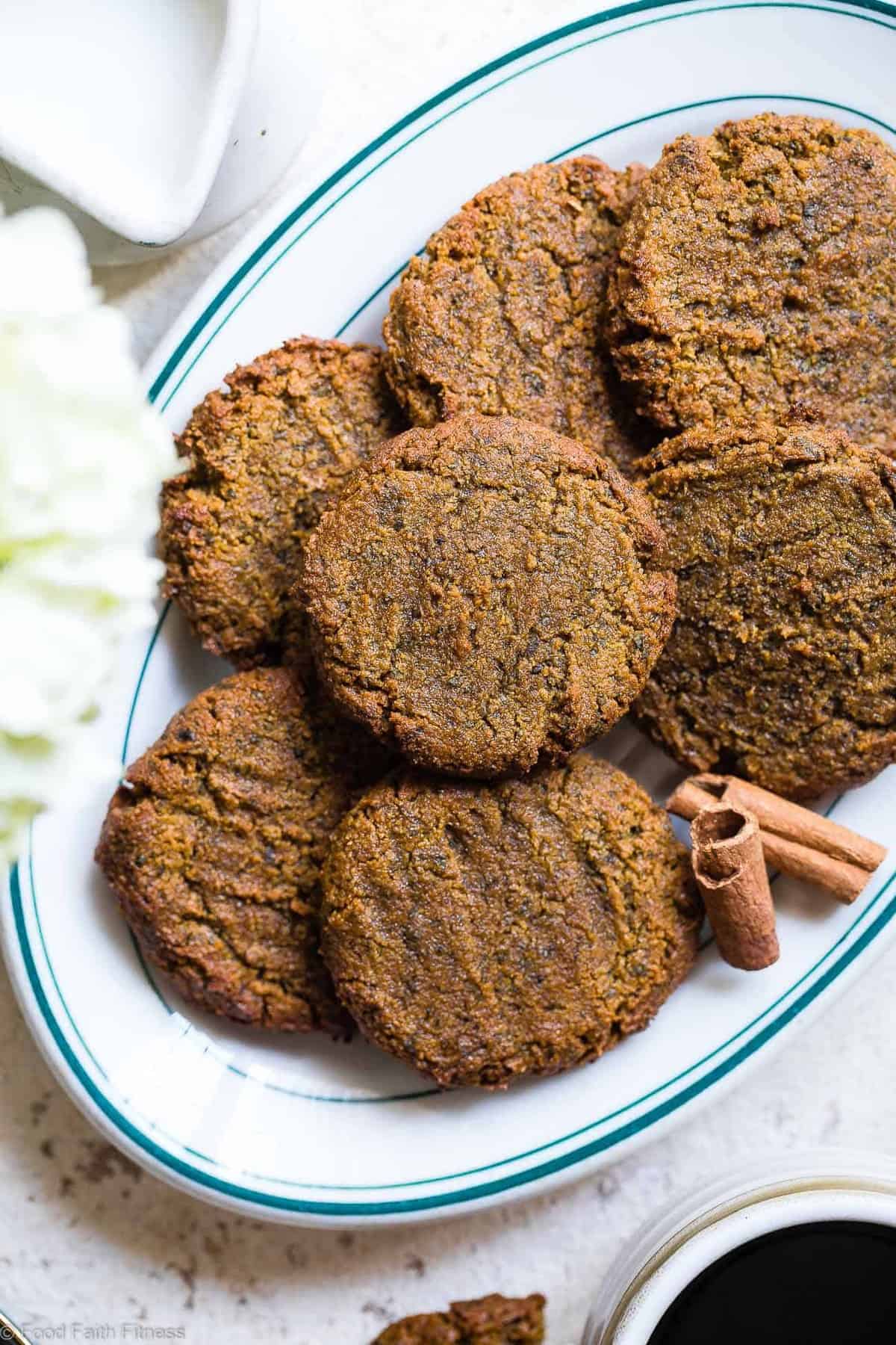 Hidden Veggie Paleo Breakfast Cookies - These Paleo Breakfast Cookies are made in the food processor for a quick, easy and healthy breakfast!  Gluten/grain/dairy/egg free, vegan friendly and DELICIOUS! Even picky kiddos won't taste the hidden veggies! | #Foodfaithfitness | #Glutenfree #Paleo #Vegan #Dairyfree #EggFree