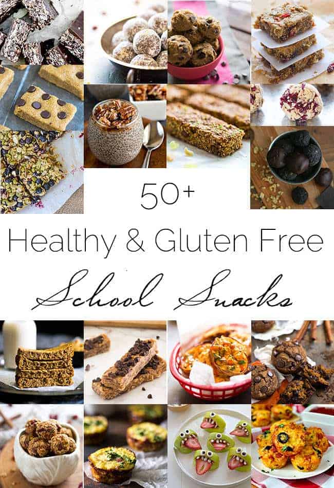 50+ Healthy, Gluten Free Back to School Snacks | Foodfaithfitness.com | @FoodFaithFit