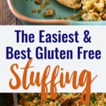 Easy Gluten Free Stuffing collage photo