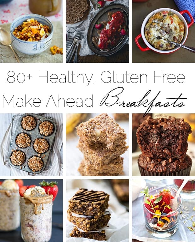 80+ Healthy, Gluten Free Make-Ahead Breakfast Recipes | Foodfaithfitness.com | @FoodFaithFit