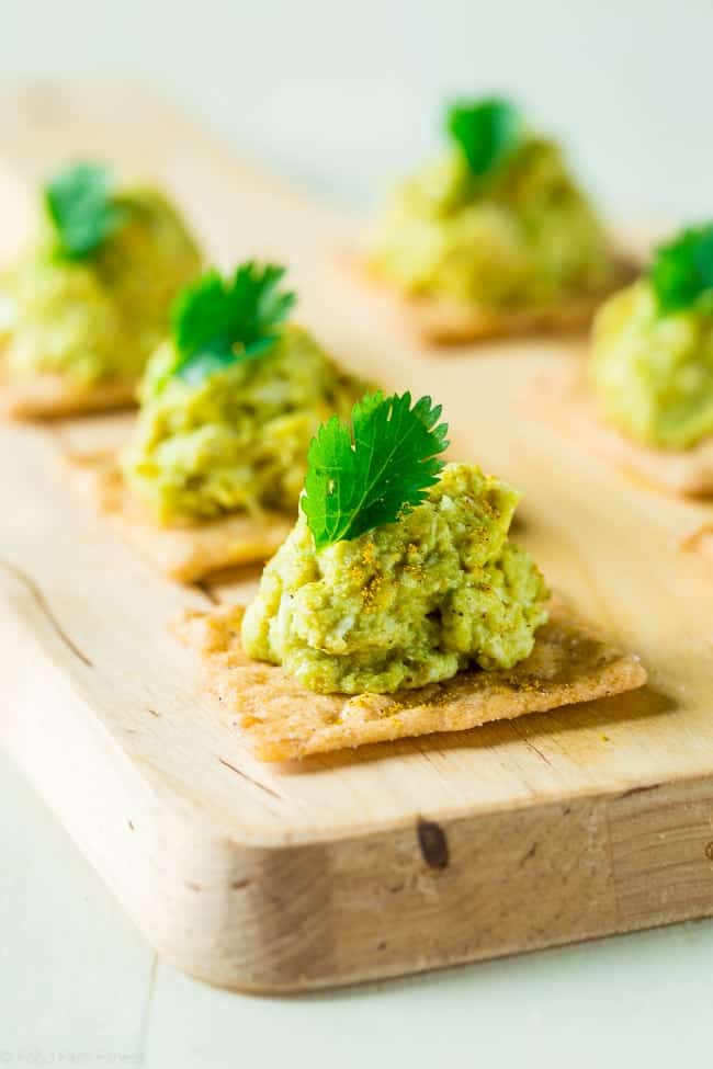 5 Five-Ingredient or Less Snack Recipes with Avocados - A list of 5 healthy snack recipes that feature avocado and have 5 ingredients or less! A great resource to find easy, simple snack ideas in one place! | Foodfaithfitness.com | @FoodFaithFit