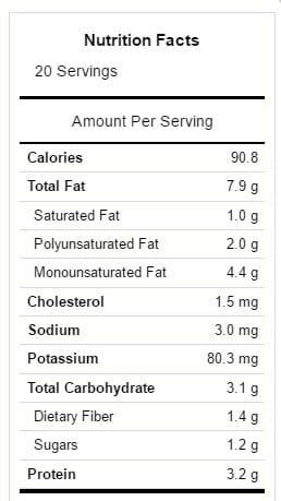 almond-butter-nutritional-information
