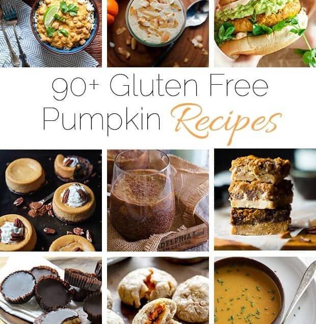 90+ Healthy Gluten Free Pumpkin Recipes - A collection of over 90 healthy, gluten free pumpkin recipes from breakfast to dessert! | Foodfaithfitness.com | @FoodFaithFit