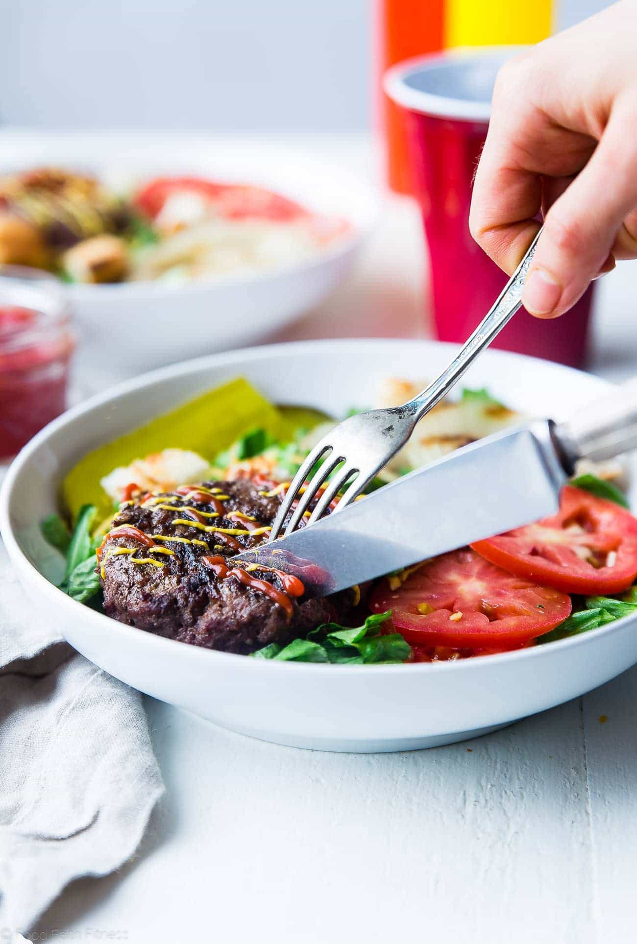 Cheeseburger Salad Bowls