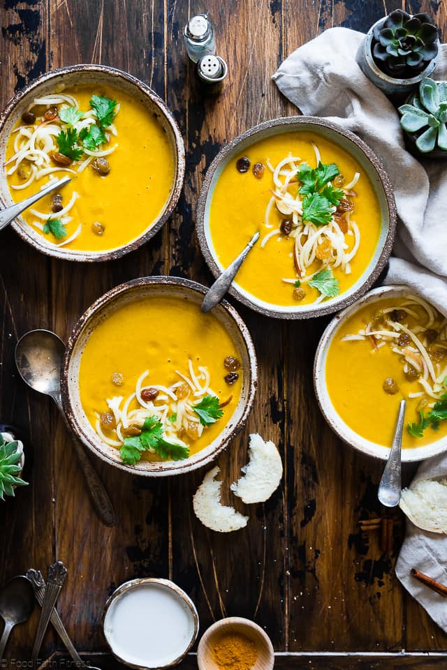 Kabocha Squash Soup in the Slow Cooker 