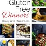 25 Gluten Free Dinners Ready in 30 Mins or Less - Need some healthy dinner ideas? These are all on the table in 30 mins or less and are family friendly! | Foodfaithfitness.com | @FoodFaithFit