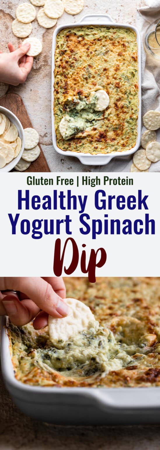 Easy Greek Yogurt Spinach Dip | Food Faith Fitness