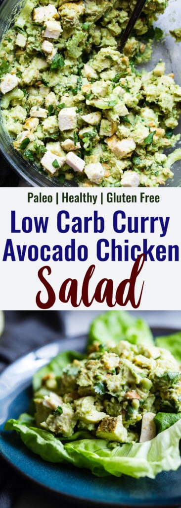 Avocado Chicken Salad collage photo
