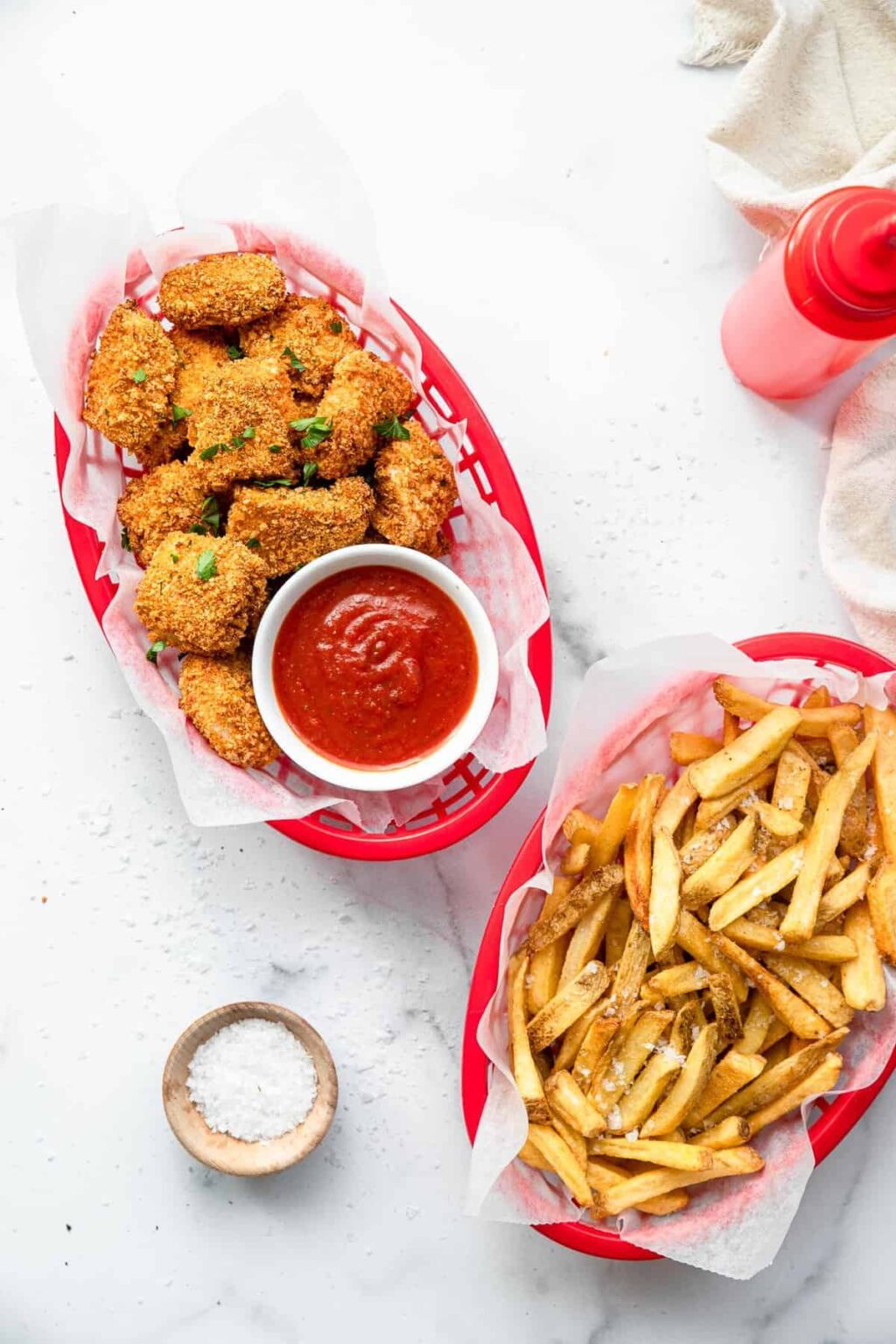 Low Carb Keto Paleo Baked Chicken Nuggets in the Air Fryer