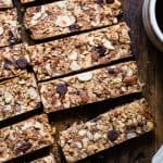 Sugar Free Keto Almond Joy Granola Bars - This low carb granola bars recipe is only 7 simple ingredients and tastes like an Almond Joy! Kids or adults will LOVE these and they're portable and freeze great too! | #Foodfaithfitness | #Keto #Glutenfree #Paleo #Dairyfree #Sugarfree