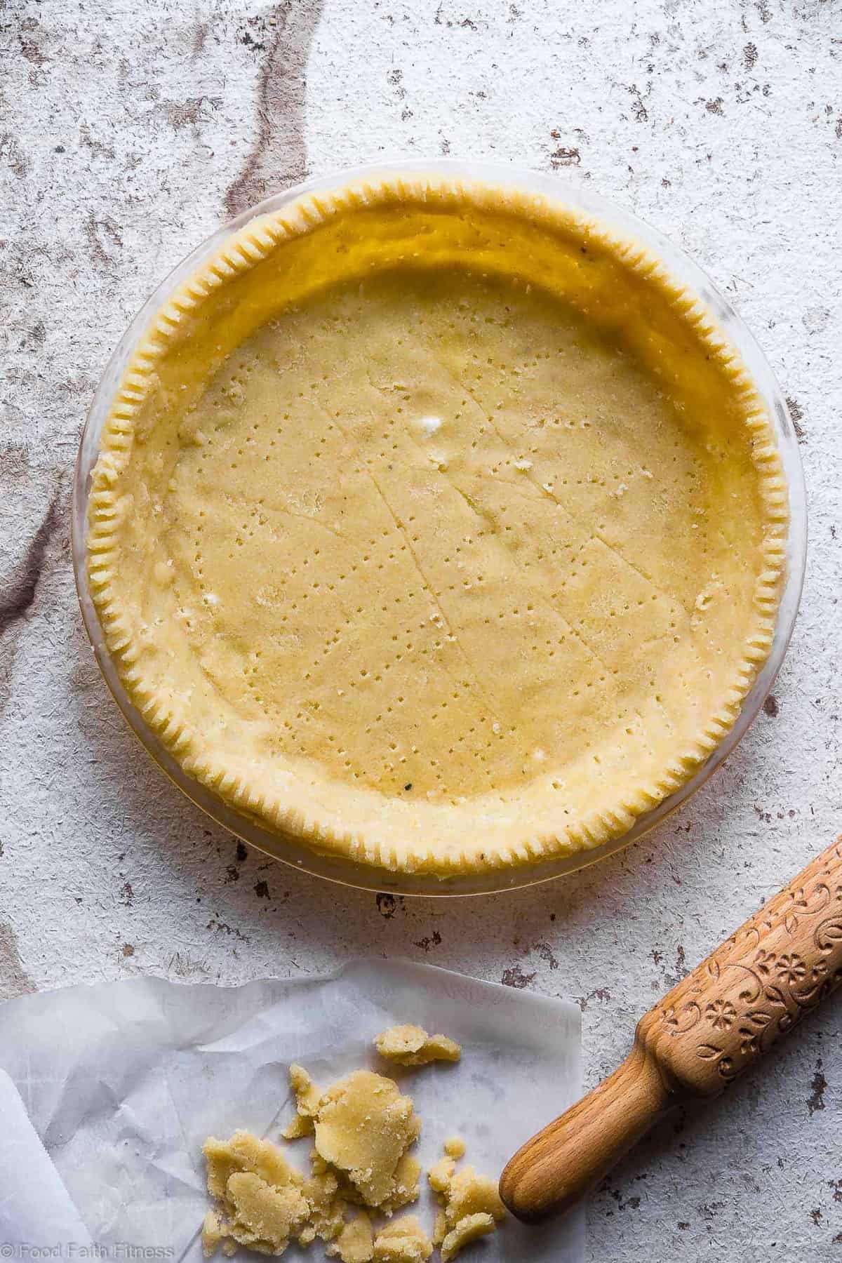 Low Carb Paleo Almond Flour Pie Crust Recipe | Food Faith Fitness