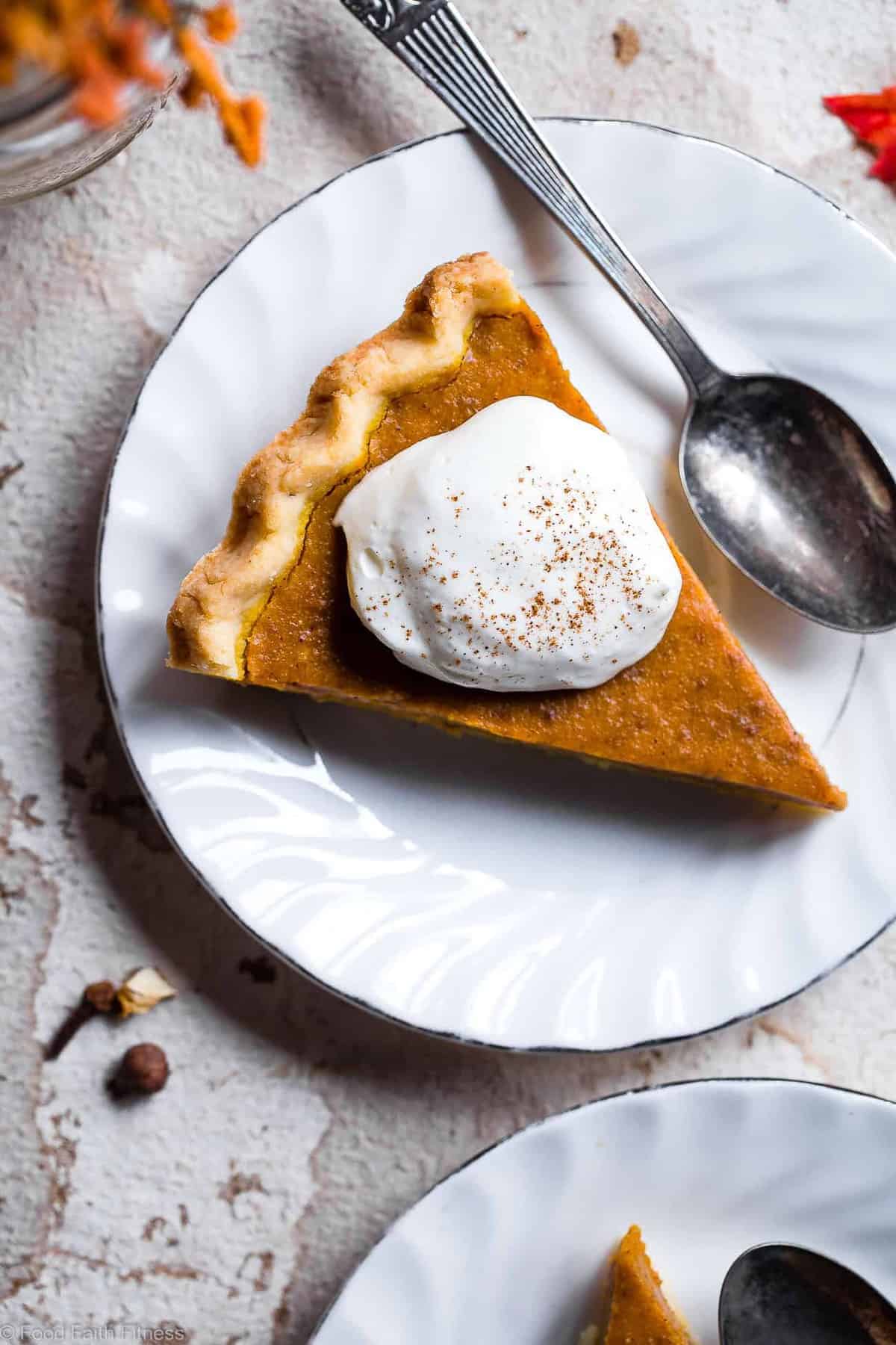 Paleo Low Carb Sugar Free Pumpkin Pie | Food Faith Fitness