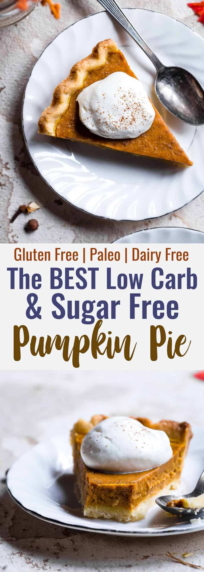 Paleo low carb sugar free pumpkin pie
