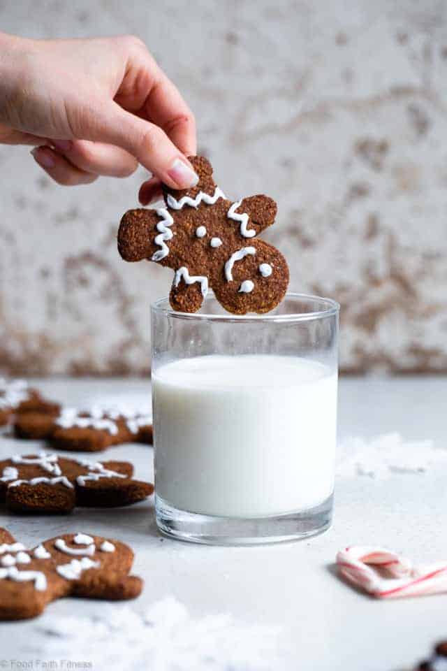 Paleo Healthy Gingerbread Cookies (Gluten Free)