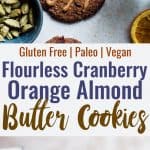Orange Cardamom Paleo Almond Butter Cookies - SO crispy on the outside, chewy on the inside and loaded with festive flavor! You will never believe these are healthy, vegan and gluten free too! | #Foodfaithfitness | #Vegan #Glutenfree #Paleo #Almondbutter #Cookies