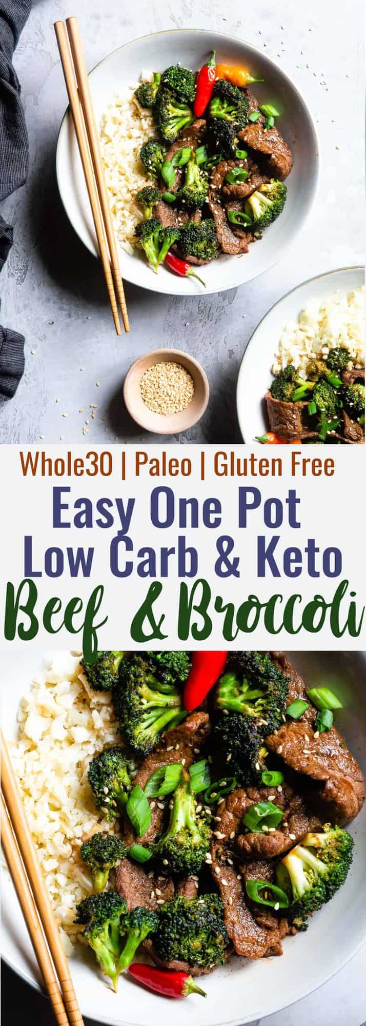 Paleo low carb keto beef and broccoli