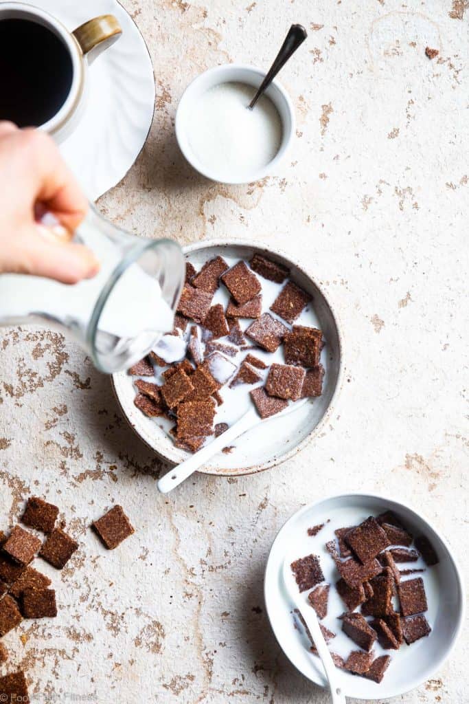 Homemade Keto Low-Carb Cinnamon Cereal | Food Faith Fitness