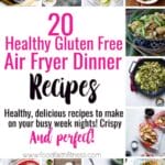 20 Gluten Free Healthy Air Fryer Recipes - All 20 of these Gluten Free Healthy Air Fryer Recipes are easy to make and good for you! Even picky eaters will love these recipes! | #Foodfaithfitness | #Glutenfree #Healthy #AirFryer #Dinner #Kidfriendly