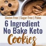 Almond Joy Keto No Bake Cookies - These soft and chewy, low carb and keto no bake cookies are sugar, gluten and dairy free but not taste free! Only 6 ingredients and super simple to make! | #Foodfaithfitness | #Glutenfree #Keto #Sugarfree #Lowcarb #Paleo
