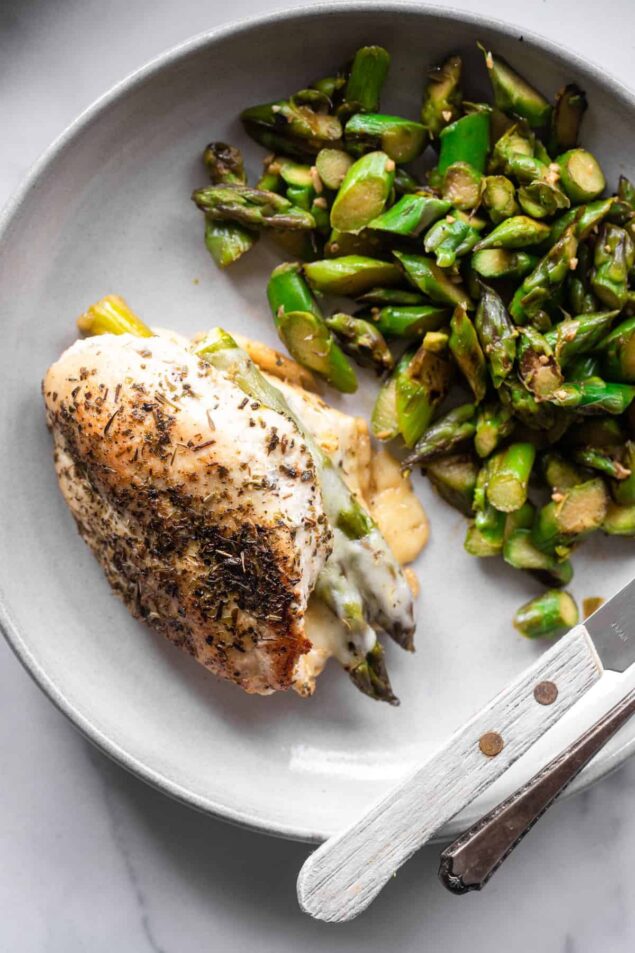 Asparagus Stuffed Chicken Breast Food Faith Fitness