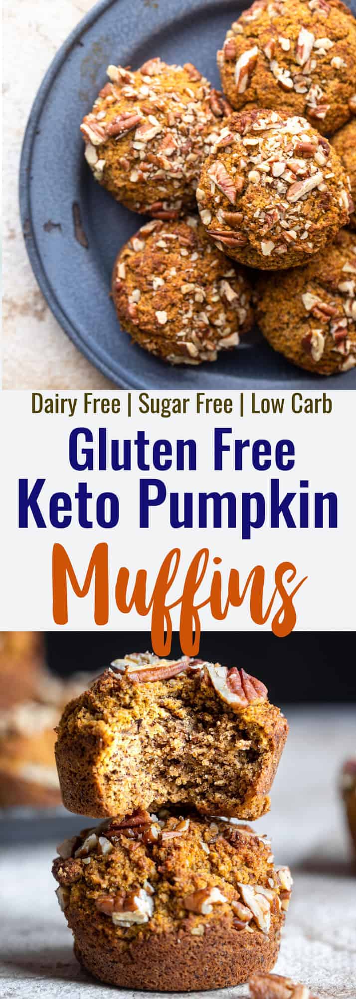 Low Carb Keto Pumpkin Muffins with Almond Flour | Food Faith Fitness