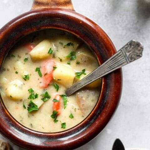 Vegan Potato Soup | Food Faith Fitness