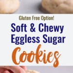 Eggless Sugar Cookies collage photo