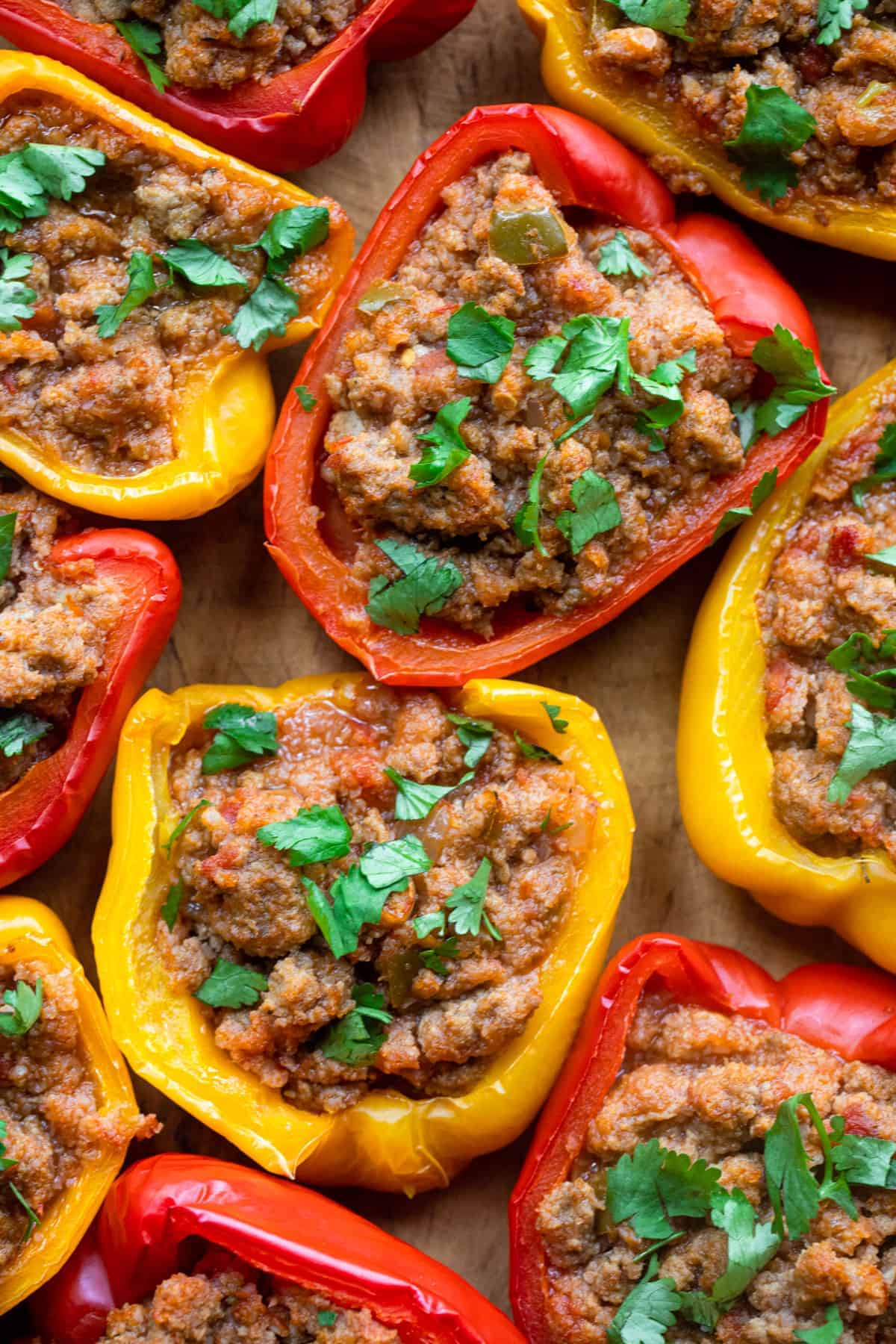 Whole30 Stuffed Peppers 