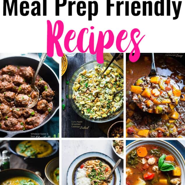 30+ Whole30 Meal Prep Recipes short collage photo