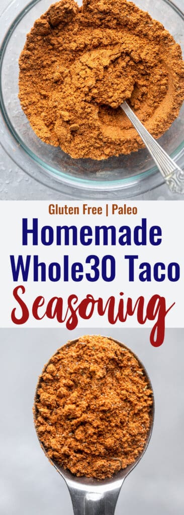 Whole30 Taco Seasoning collage photo